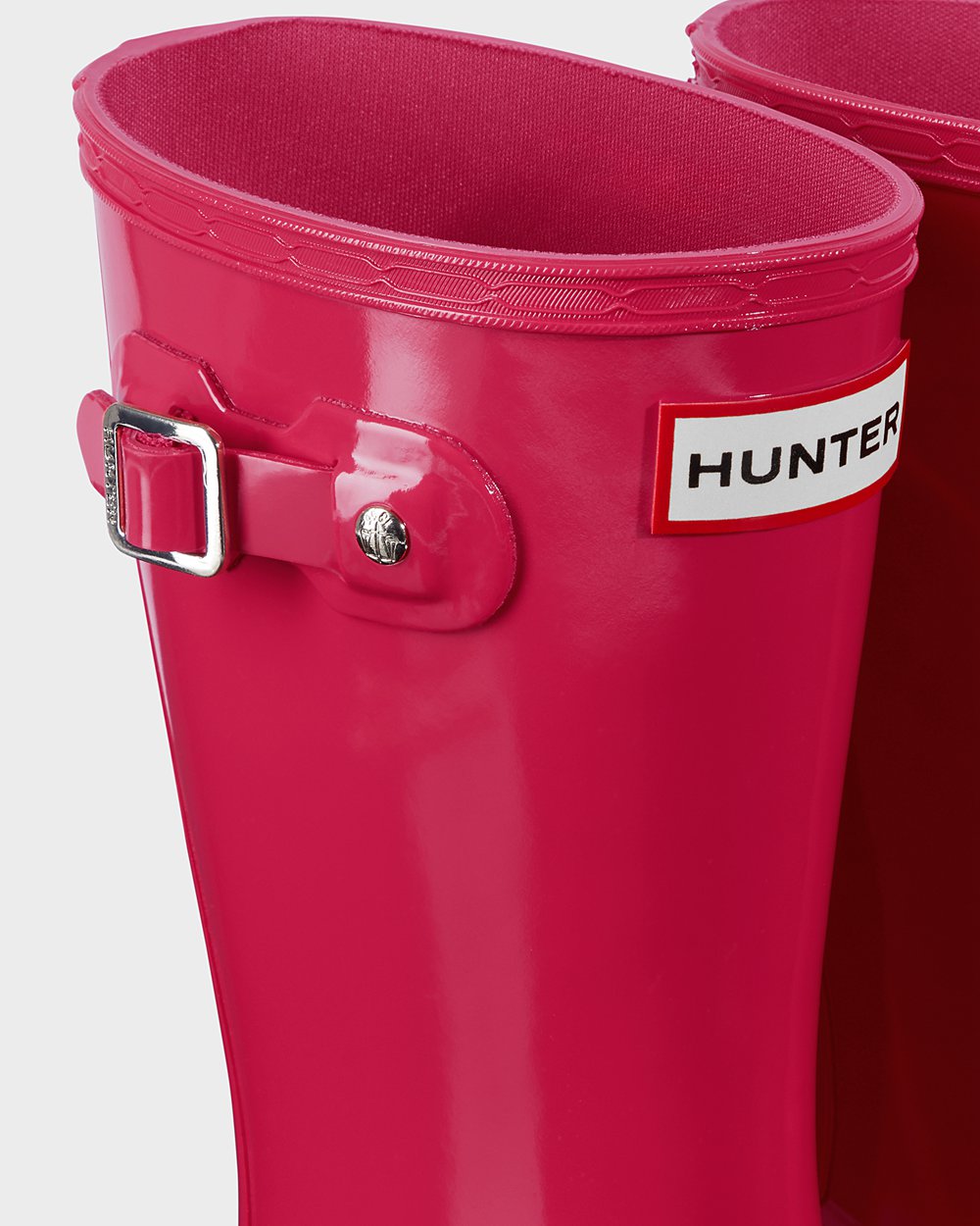 Regenlaarzen Kinderen - Hunter Original Big Gloss - Roze - 87KXZOEJL